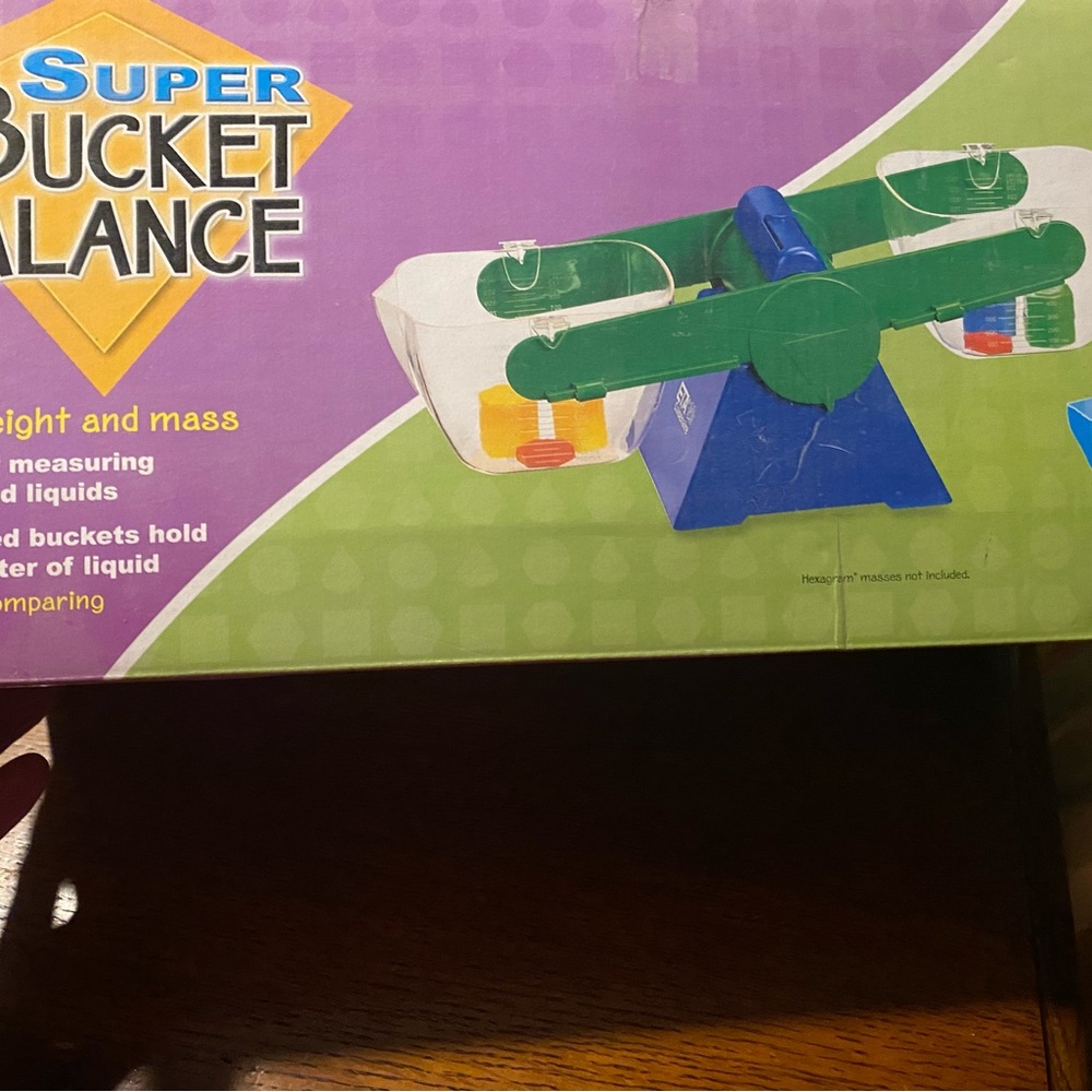 Classroom ETA Cuisenaire Super Balance Bucket Scales ETA 42288 New